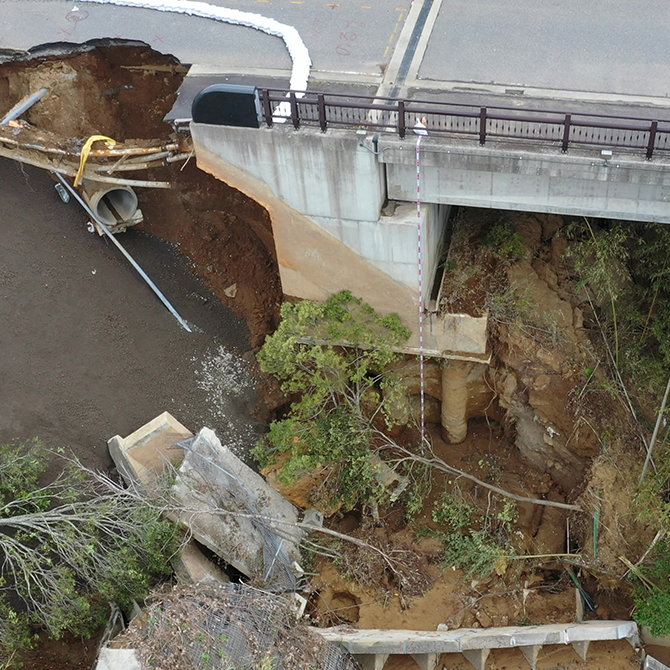 令和元年東日本台風における災害対応/千葉県佐倉市橋台斜面崩壊災害対応
