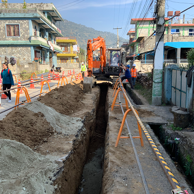 ポカラ上水道改善計画（ネパール）