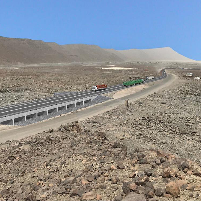 平成30年度ジブチ共和国経済社会開発計画 「国道1号線改修計画」（ジブチ）