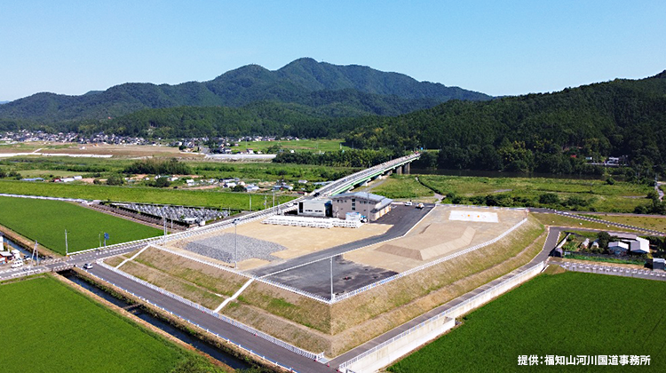高度な防災機能と地域の賑わいを両立する「由良川防災ステーション」の計画・設計