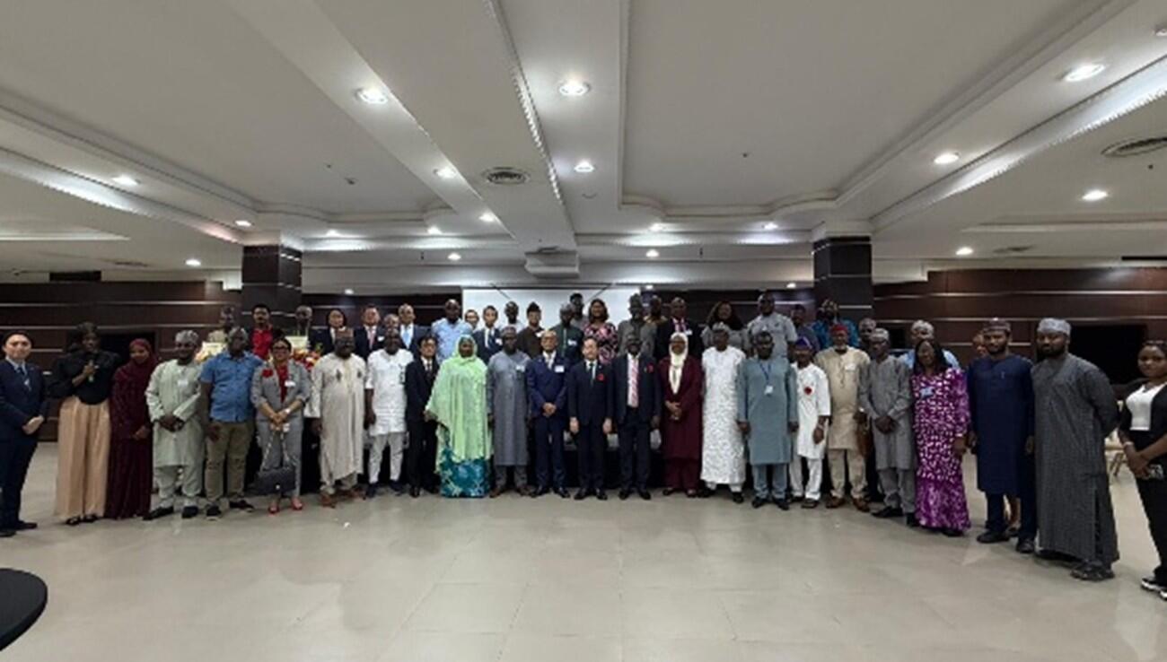 Group photo of all participants at the opening ceremony